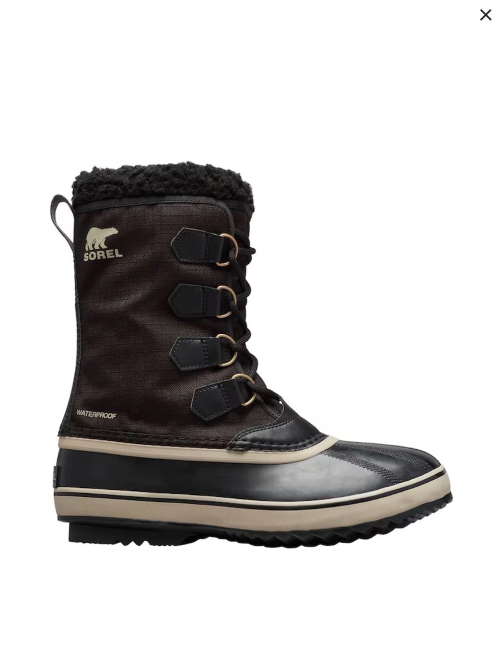Sorel Men's Sorel 1964 Pac Nylon Black Winter Boot